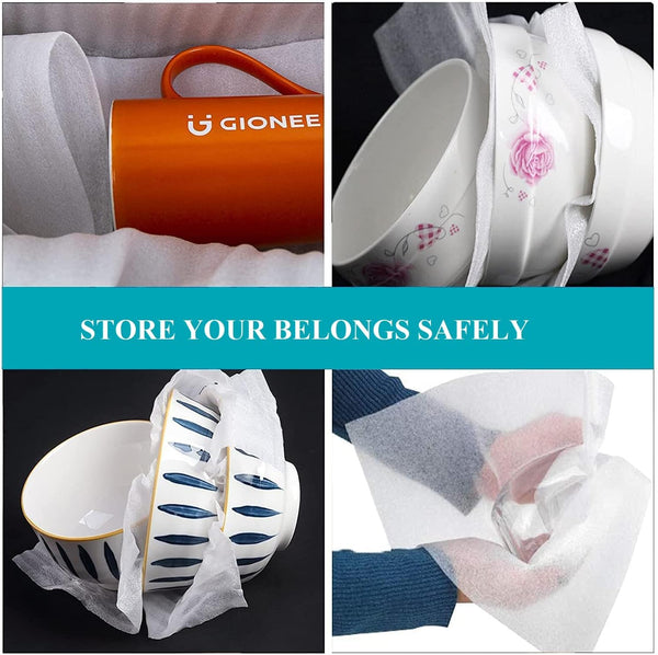 100 Pack Foam Wrap Sheets for Packing Storage Shipping Moving Supplies, Cushion Foam Wrap Packing Foam for Dishes, China, Glass and Furniture