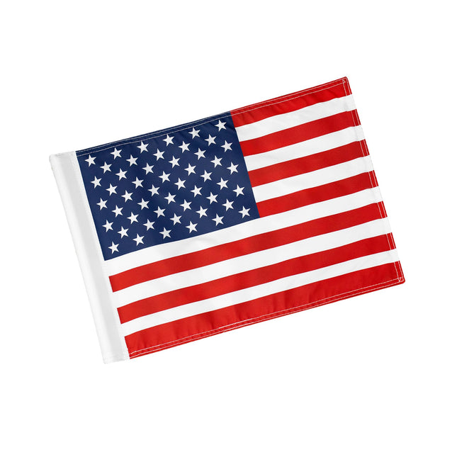 KINGTOP USA Golf Flag 20X14 Inch - Tube Inserted, Dual-Layer 420D Nylon, Double