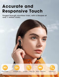 Wireless Earbuds, Bluetooth Ear Buds with Big Bass Stereo Sound, 48 Hours Playtime, Lightweight In-Ear Fit Earphones, IPX7, Hands-Free Calls with