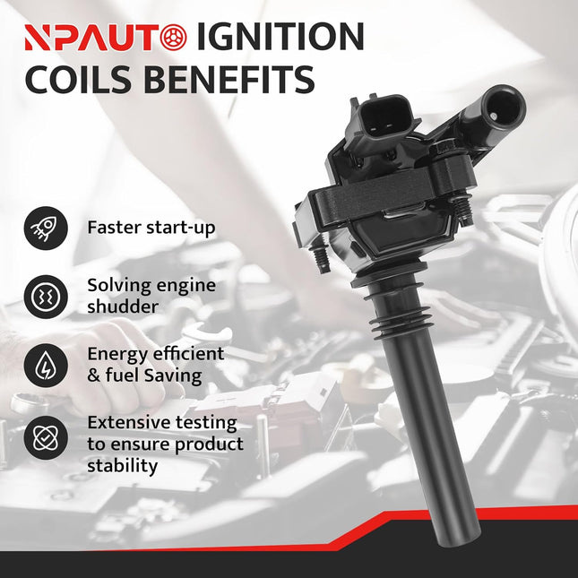 NPAUTO Ignition Coil Pack Replacement for 5.7L V8 Hemi 2003 2004 2005 Dodge Ram 1500 2500 3500, Dodge Durango, 5.7 SLT S