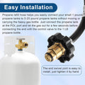F273704 5Ft Propane Heater Adapter Hose for Mr.Heater Buddy Series | Compatible With Mr. Heater, Big Buddy Heater To Series, Coleman Camp Stove