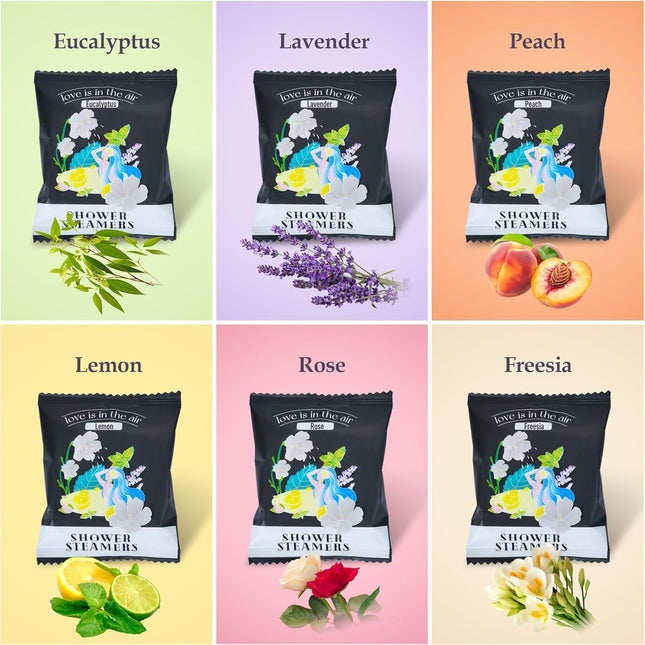 48Pcs Aromatherapy Shower Steamers - Relaxation Birthday Christmas Set for Women and Men, Shower Bombs Tablets for Stres