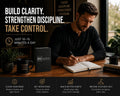 Self Mastery Journal for Men | 12-Week Guided System for Gratitude, Mindfulness & Habit Building with Structured Daily Prompts | Build Discipline