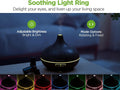 Innogear Aromatherapy Diffuser & 10 Essential Oils Set, 400Ml Diffuser Ultrasonic Diffuser Cool Mist Humidifier with 4 Timers 7 Colors Light