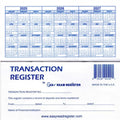 Easy Read Register 12 Check registers for Personal Checkbook - Checkbook Ledger Transaction Registers Log for Personal or Business Bank Checking