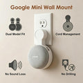 Wall Mount for Google Home Mini & Google Nest Mini, Cord Management | Hides Cords, Clears Counter Space, No-Drill Easy Installation 1 Pack