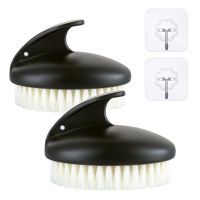 Dry Brushing Body Exfoliating Brush, anti Slip Body Scrubber for Shower, Never M