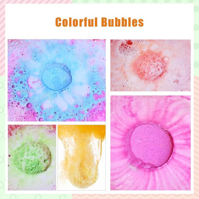 Bath Bombs for Kids with Surprise Inside, 20 Pack Kids Bath Bombs Gift Set with 