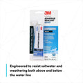 3M Marine Adhesive Sealant 5200 - Permanent Bonding and Sealing for Boats and Marine Applications - Black - 3 Ounces Black 3 fl oz