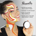 Mehron Makeup Paradise Makeup AQ Pro Size | Stage & Screen, Face & Body Painting, Special FX, Beauty, Cosplay, and Halloween | Water Activated