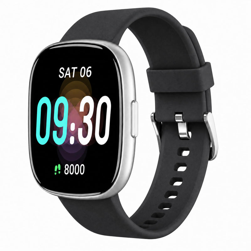Fitness Tracker Watch with Heart Rate, Activity Tracker, Pedometer Watch Black