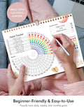 Daily Habit Tracker with Sticker Habit Tracker Calendar Habit Journal with Spiral Binding 11.69 * 8.27