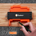 Saker Contour Gauge (5 Inch Lock) Profile Tool- Adjustable Lock-Precisely Copy Irregular Shape Duplicator -Irregular Welding Woodworking Tracing -