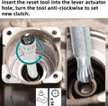 Dual Clutch Transmission Clutch Motor Electromechanical Unit Unlock Tool Actuator Reset Tool Compatible with Ford DSG 6 Speed DPS6 6DCT250 Clutch