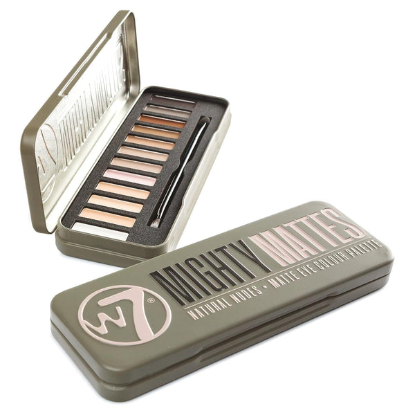 W7 Mighty Mattes Eyeshadow - 12 Matte Nude Colours Ã¢ÂÂ Flawless & Natural Long-Lasting Makeup Palette