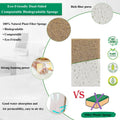 Natural Kitchen Sponge Compostable Kitchen Sponges Cellulose and Coconut Scrubber Abrasive Scrubbing Pads Smilepowo Environmentally Friendly
