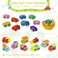 Bath Bombs for Kids with Surprise Inside, 9 Pack Pull-Back Cars Organic Rich Foam Color Bubble Set with 3 Multifunctional Vehicles, Gentle and