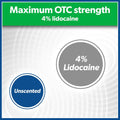 Salonpas Maximum OTC Strength Lidocaine 4% Pain Relieving Flex Patch, Apply for up to 8 Hours, Unscented, Thin, Flexible, Lightweight, Patch Stays