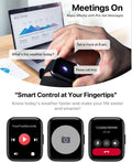 Smart Watches for Men - Activity Tracker for Android Ios with Calls,Fitness Tracker with 100+ Sport Modes, IP68 Waterproof, Heart Rate/Sleep