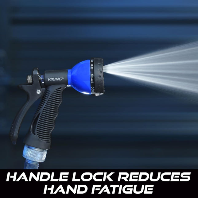 VIKING Garden Hose Nozzle with 8 Spray Patterns for Washing Cars 8 Pattern Hand
