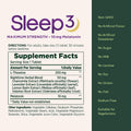 Nature's Bounty Sleep3 Melatonin 10mg, 60 Tri-Layered Tablets 60 Count (Pack of 1)