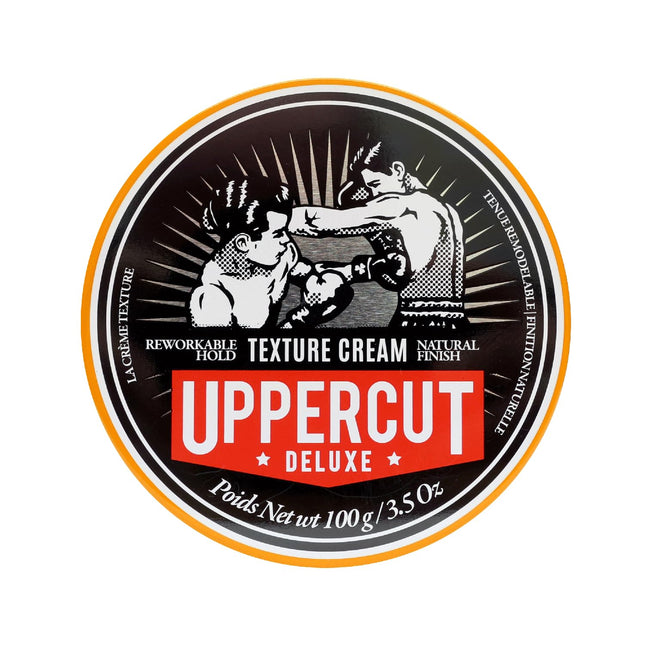 UPPERCUT DELUXE Texture Cream, Re-Workable, Pliable Hold, Natural Finish, 3.5 Oz