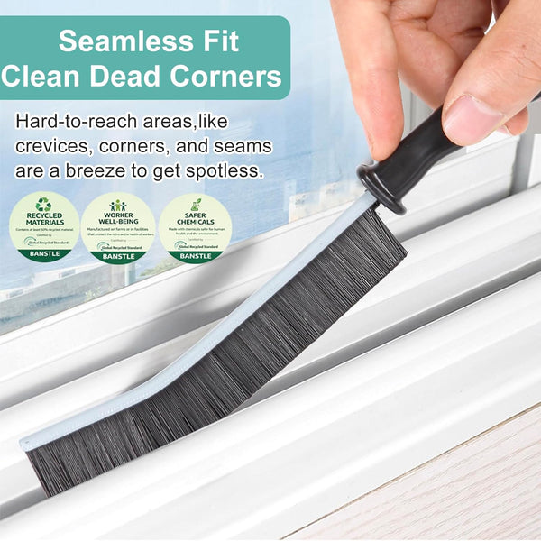Crevice Cleaning Brush，Hard-Bristled Grout Brush，2026 New Multifunctional Gap Cleaning Brush Tool，Dead Corners Brushes for Bathroom Kitchen Tiles