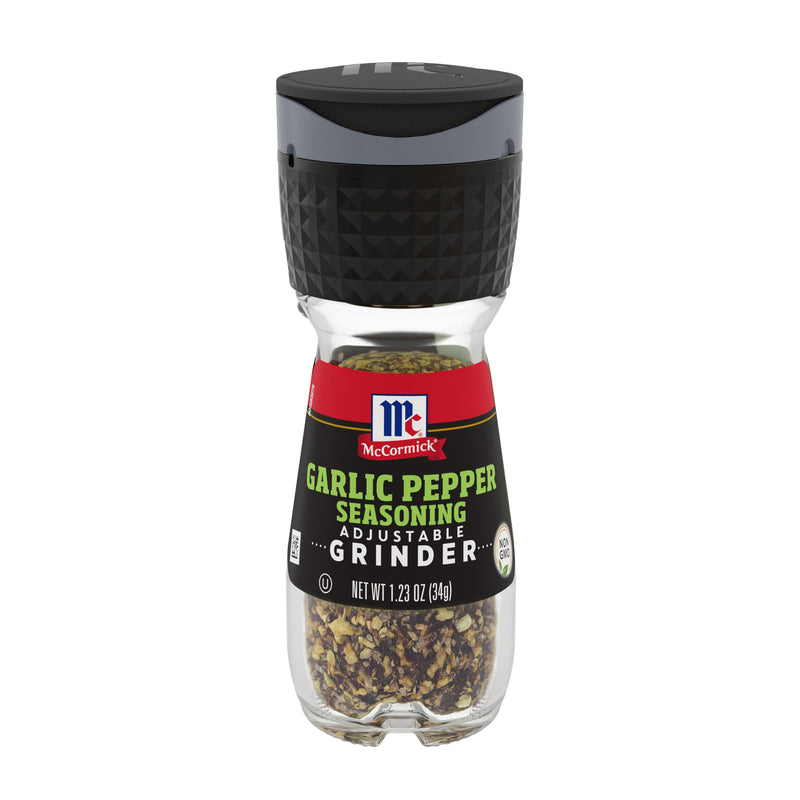 McCormick Garlic Pepper Seasoning Grinder, 1.23 oz 1.23 Ounce (Pack of 1)
