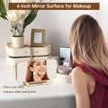 Peakeep Slim Digital Mirror Aesthetic Alarm Clock for Bedrooms Desk Decor - Plug in Electric Big LED Modern Small Clock for Office Living Room,