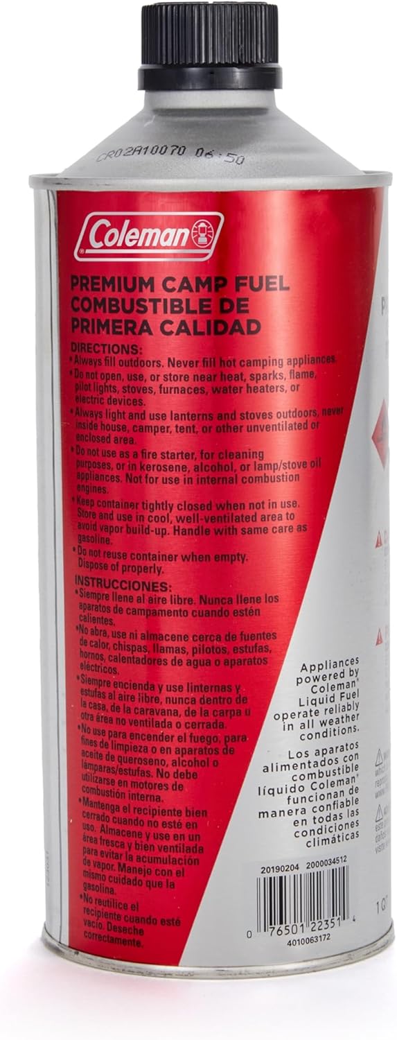 Coleman 32Oz Premium Camping Fuel, All Season Efficient Fuel Canister, Ideal for