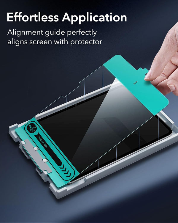 ESR 2 Pack Screen Protector for iPad Pro 11 Inch M5/M4 (2025/2023) Screen Protector, Tempered Glass Film with Easy Application Tray, Scratch
