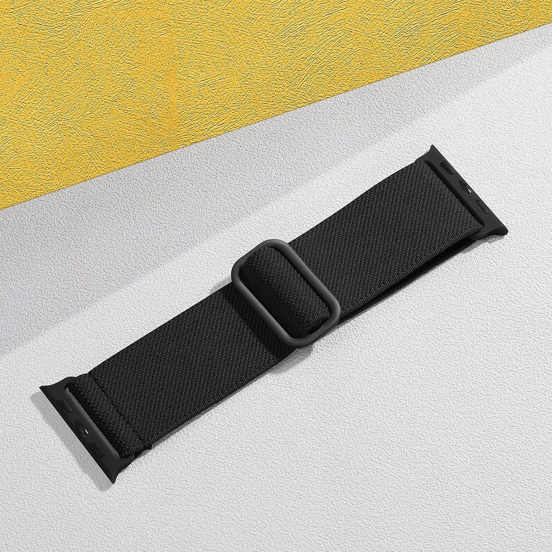 Adorve Stretchy Band Compatible with Apple Watch Band Ultra 2 49Mm 46Mm 45Mm 44Mm 42Mm 38Mm 40Mm 41Mm Men Women, Soft Nylon Elastic Braided Strap for Iwatch Bands Series 10/SE/9/8/7/6/5/4/3/2/1