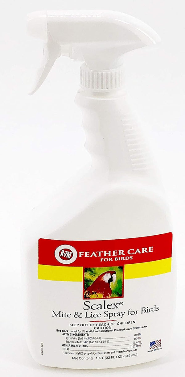 Scalex for Birds - Mite & Lice Spray - 32 Ounce