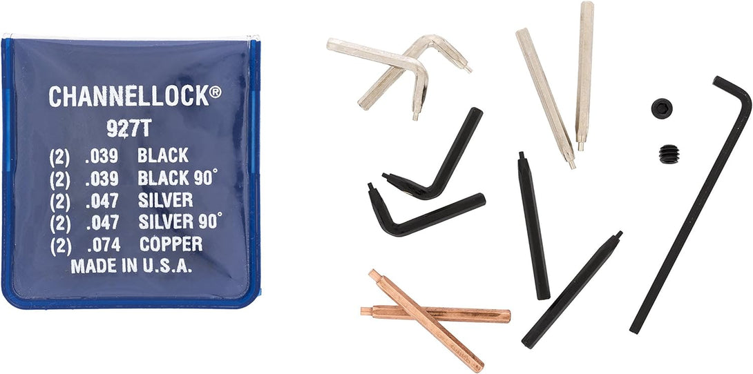 Channellock Replacement Tips, Steel, 927 Replacement Tip Kit (927T)