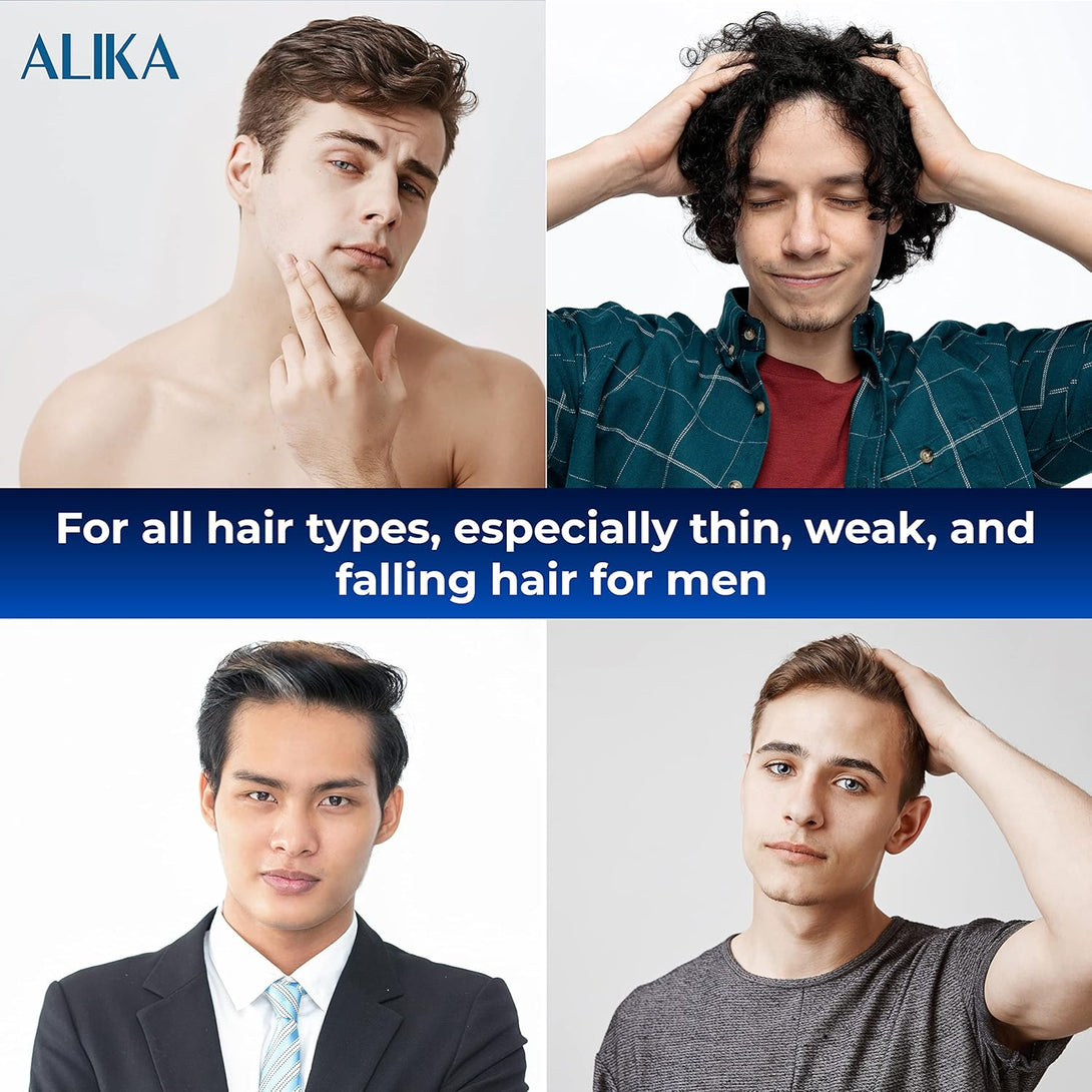 ALIKA Combo Shampoo and Serum Set Hair Growth for Men, Grow Gorgeous Hair Growth, Hair Loss Treatments, Suitable for Dry, Oily, Normal Scalp