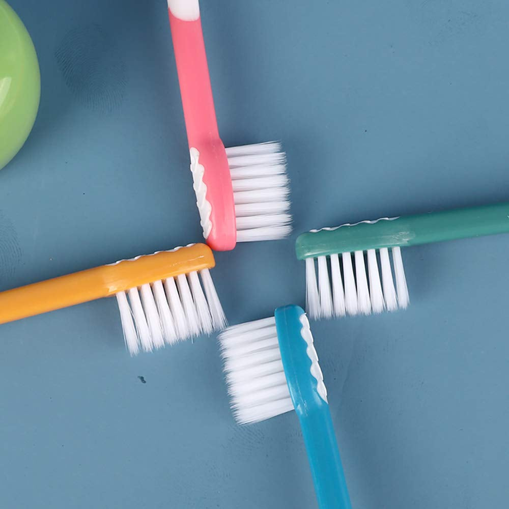 8 Packs Kids Toothbrushes, Extra Soft Lovely Little Deer Toothbrush for Kids 2-8 Years (Pink&Orange&Blue&Green)