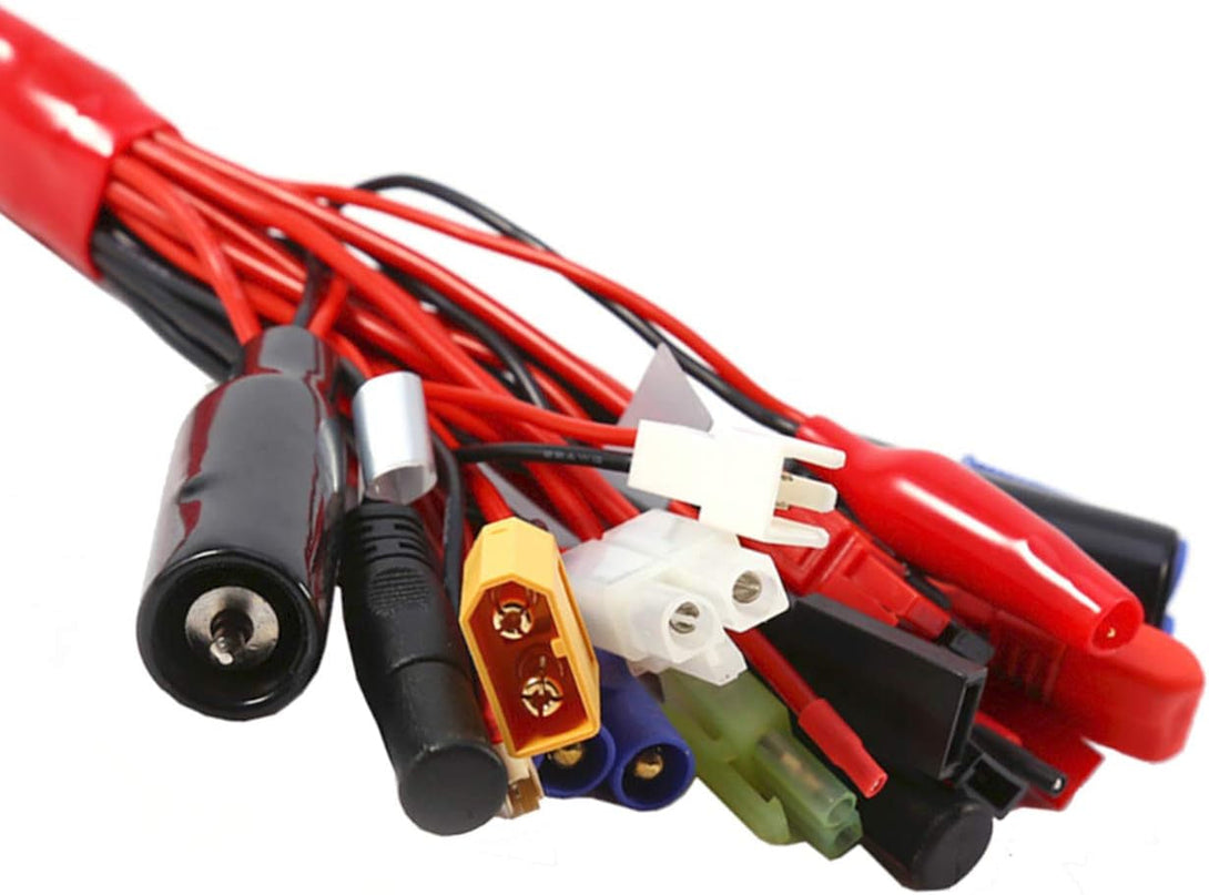 19 in 1 RC Car Truck Lipo Battery Multi Charger Adapter Lead Cable Converter Compatible with Traxxas Tamiya RC Car Truck Boat Lipo Battery Charger
