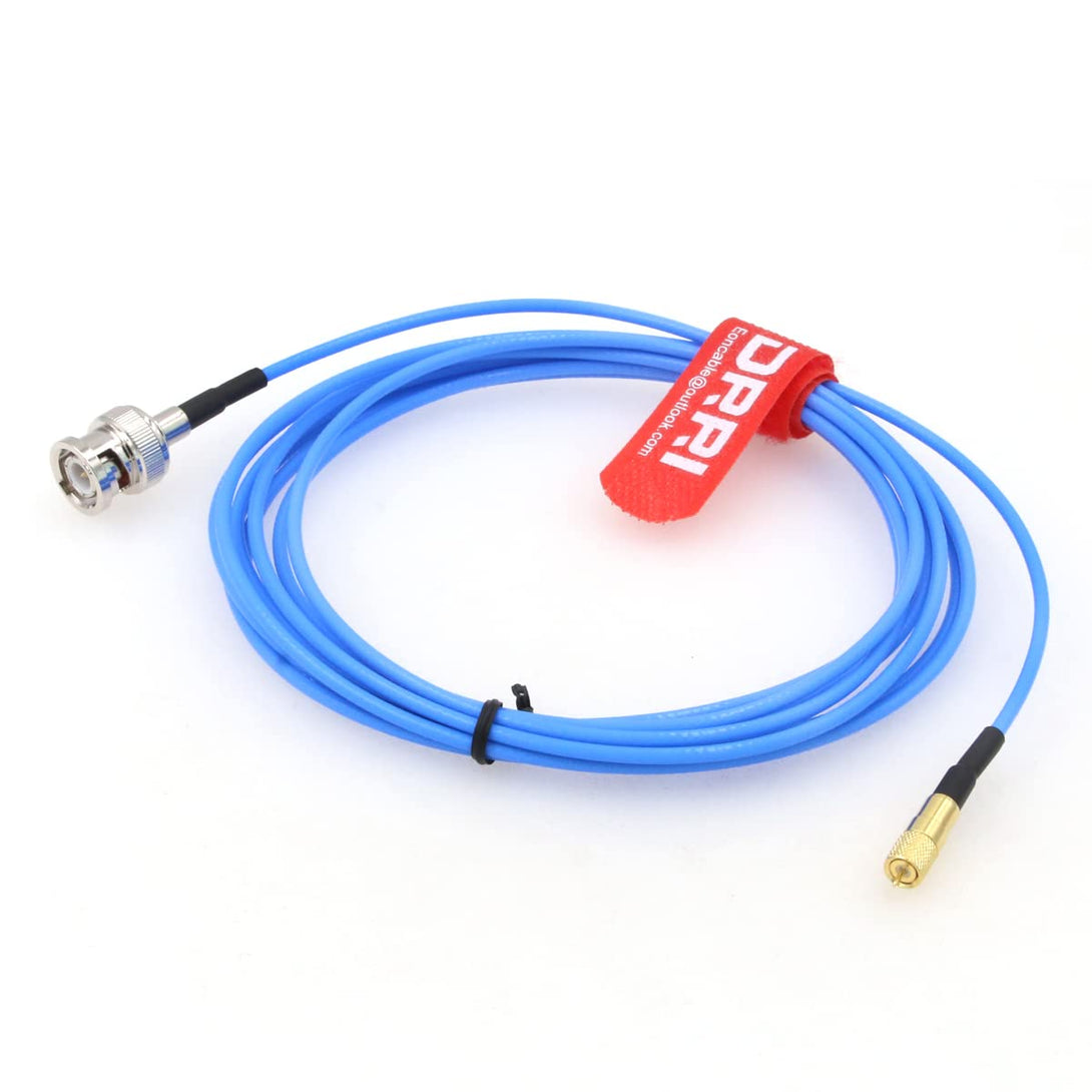 DRRI BNC Male to 10-32 UNF Microdot Male Acceleration Sensor Vibration Sensor Test Cable (BNC-M5, 1M / 39Inch)