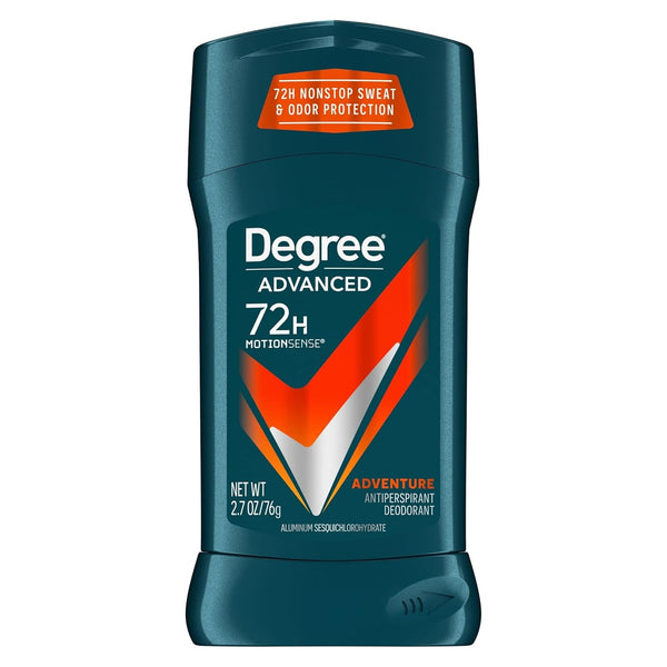 Degree Men Motionsense Antiperspirant Deodorant Adventure 2.7 Oz (Pack of 8)