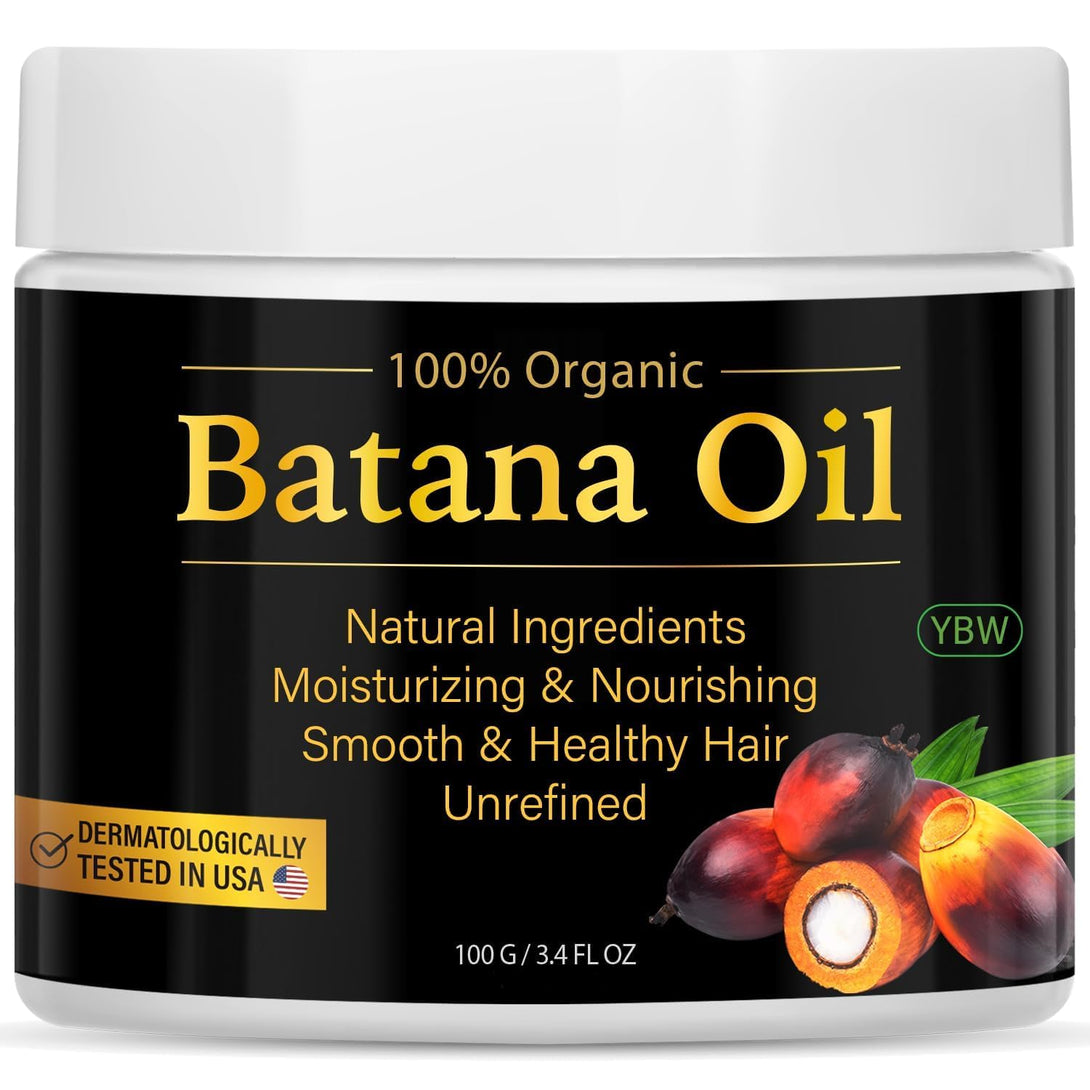 100% Natural Batana Oil for Hair Growth, Dr. Sebi Hair Oil from Honduras, Prevent Hair Loss, Eliminates Split Ends for Men & Women