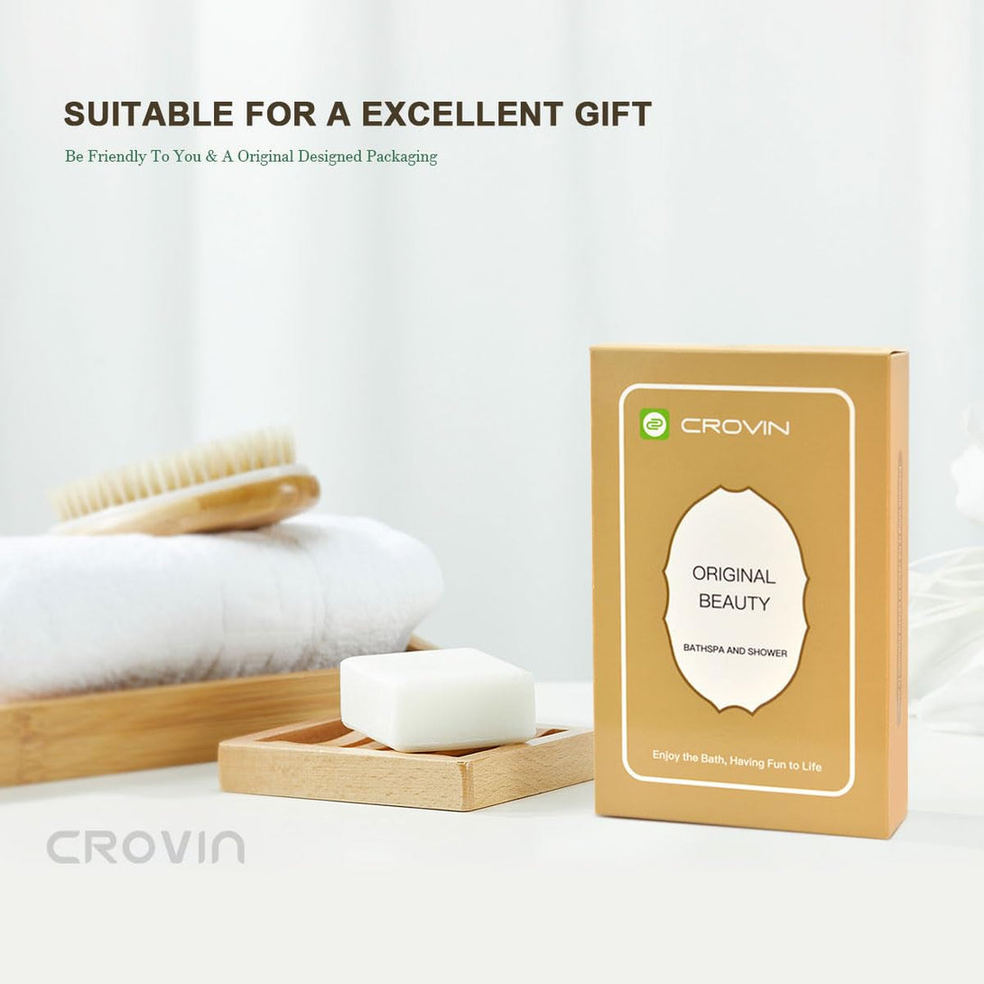 Natural Loofah Exfoliating Body Scrubber, Made with Natural Shower Loofah Sponge for Men and Women’S SPA (Pack of 4)