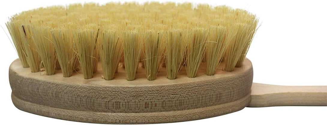 Yerba Prima Tampico Skin Brush (Pack of 1) - Natural Vegetable Fiber Bristles for Dry Skin Brushing
