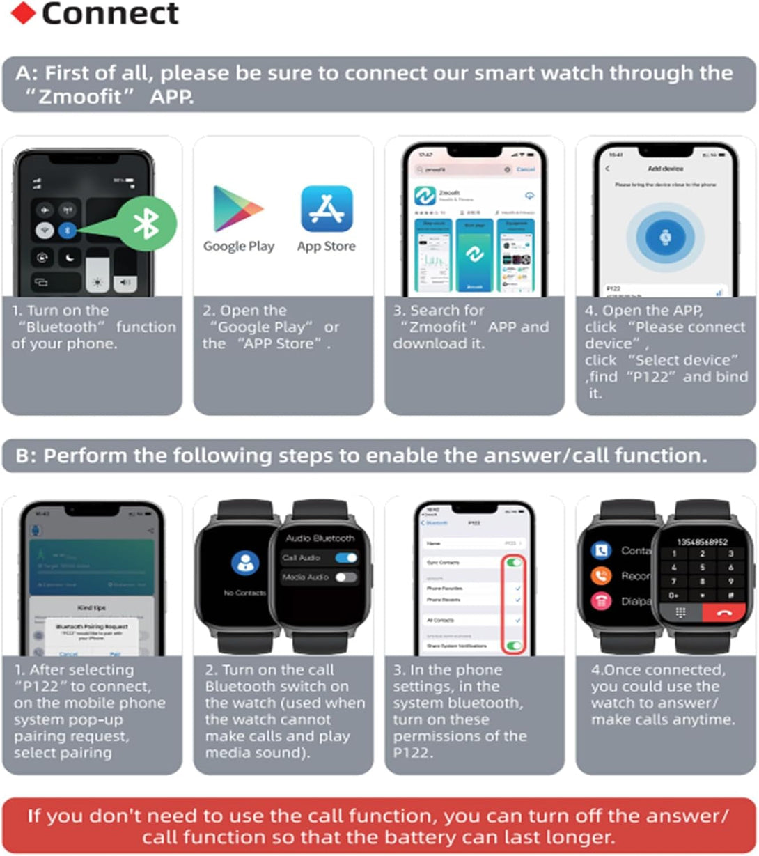 Smart Watch, 2.1" Smart Watches for Men Women(Answer/Make Call),120+ Sport Modes Fitness Tracker with Sleep Heart Rate Monitor, Pedometer, Watches for Men IP68 Waterproof Fitness Watch for Ios Android