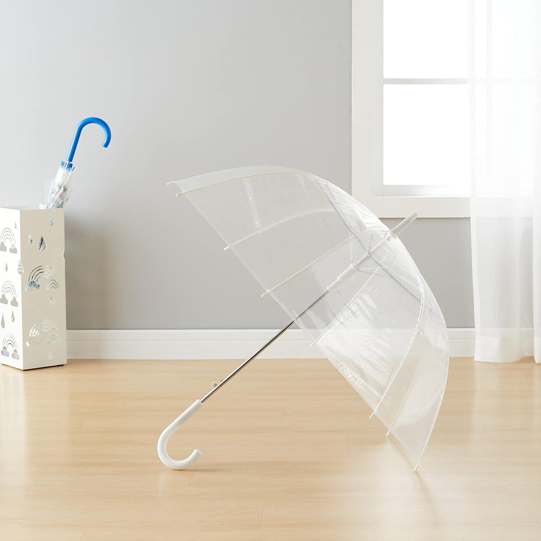 Amazon Basics Clear Bubble Umbrella, Round, 34.5 Inch