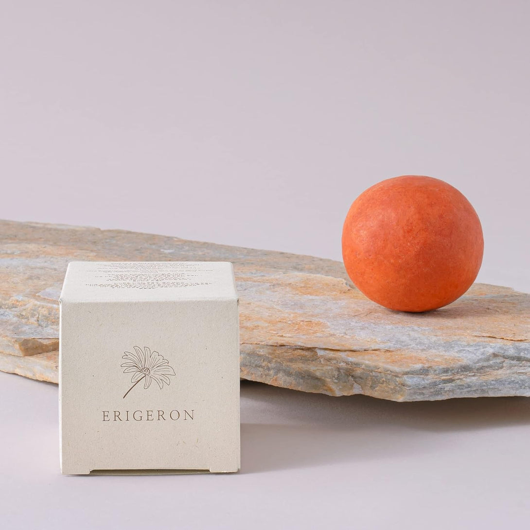 All-In-One Vegan Cruelty-Free Natural Ingredients Handmade Red Beet Shampoo Bar with Zero Waste Box Packaging