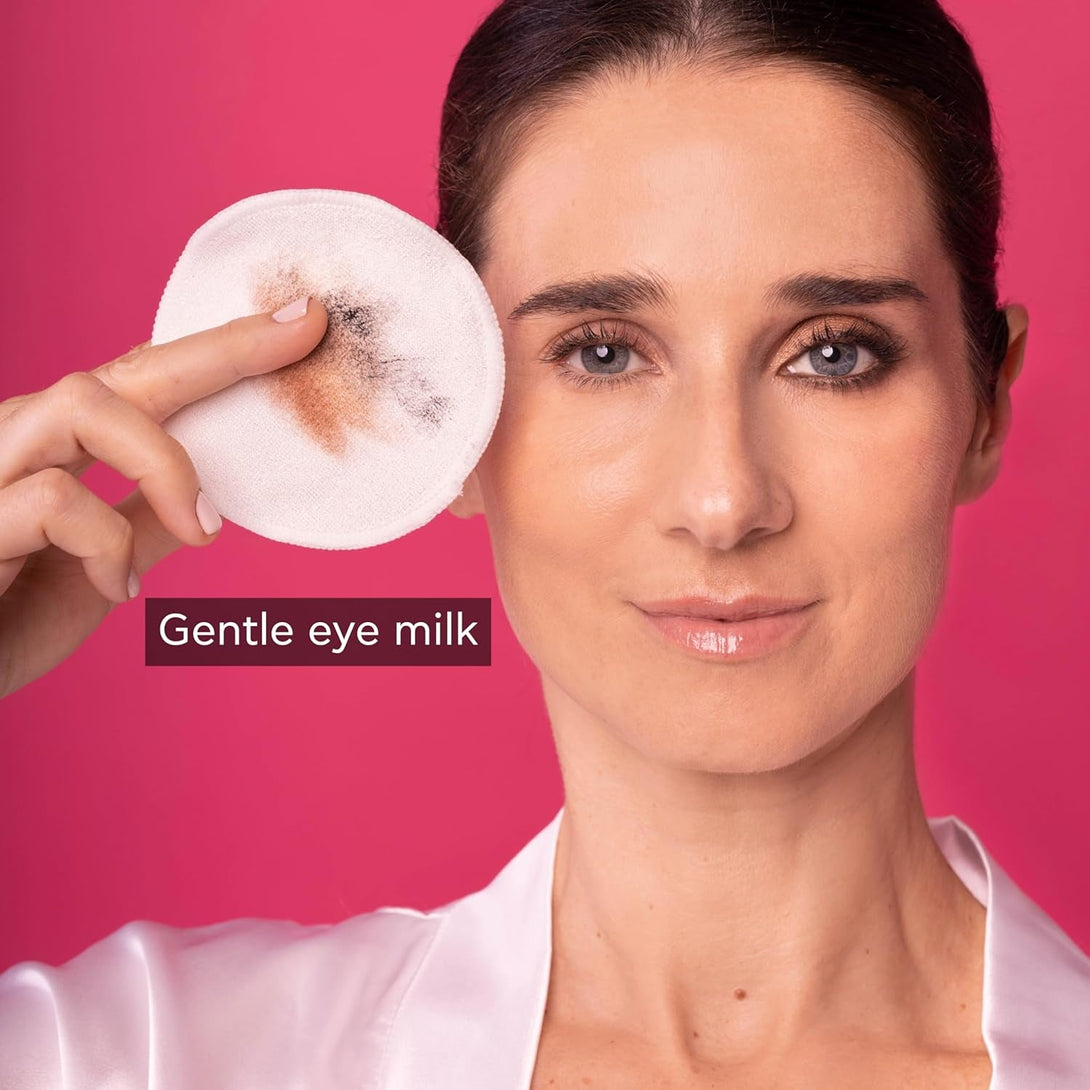 Apivita Eye Makeup Remover | Hydrating & Soothing Gentle Cleansing Milk with Linden & Honey, 100 Ml / 3.38 Oz