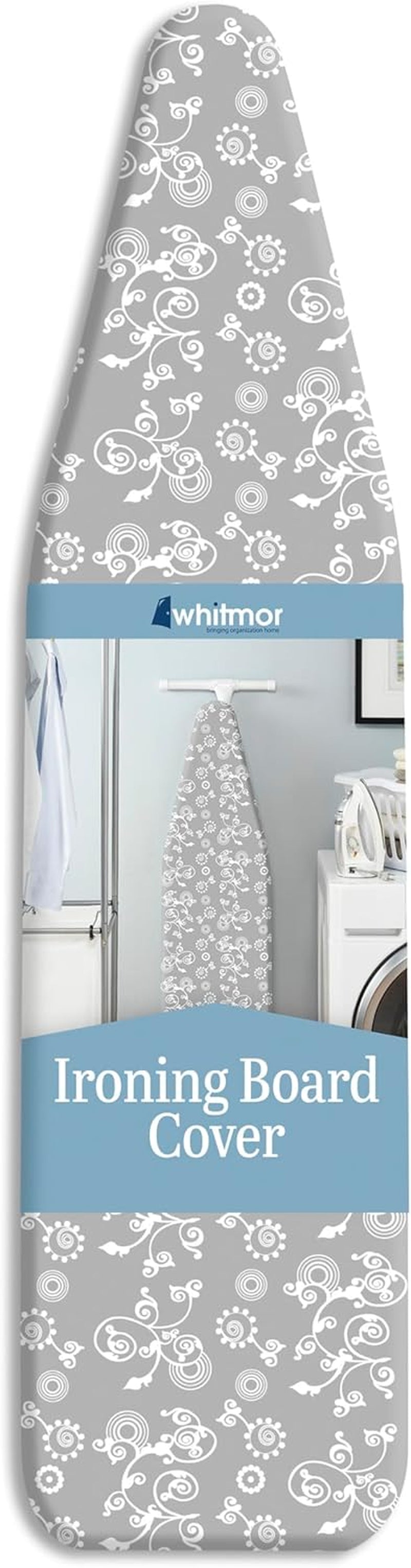 Whitmor Scorch Resistant Ironing Board Cover and Pad - Grey Swirl