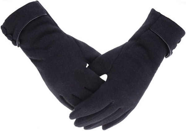 Woogwin Womens Winter Gloves Touch Screen Warm Fleece Lined Thick Thermal Windproof Ladies Snow Gloves for Cold Weather