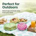 60 Pcs Reusable Elastic Food Bowl Covers 3 Sizes BPA Free for Kitchen