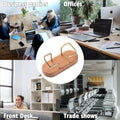 muso wood Cherry Business Card Holder for Desk, 1 Pack Cherry 1pack